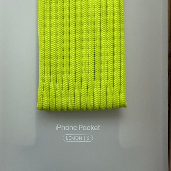 Apple iPhone Pocket by ISSEY MIYAKE - Short - Yellow / Lemon [Limited Edition] - Picture 7 of 15